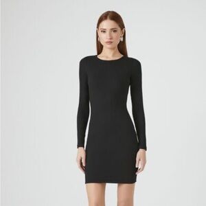 Long sleeve mini dress